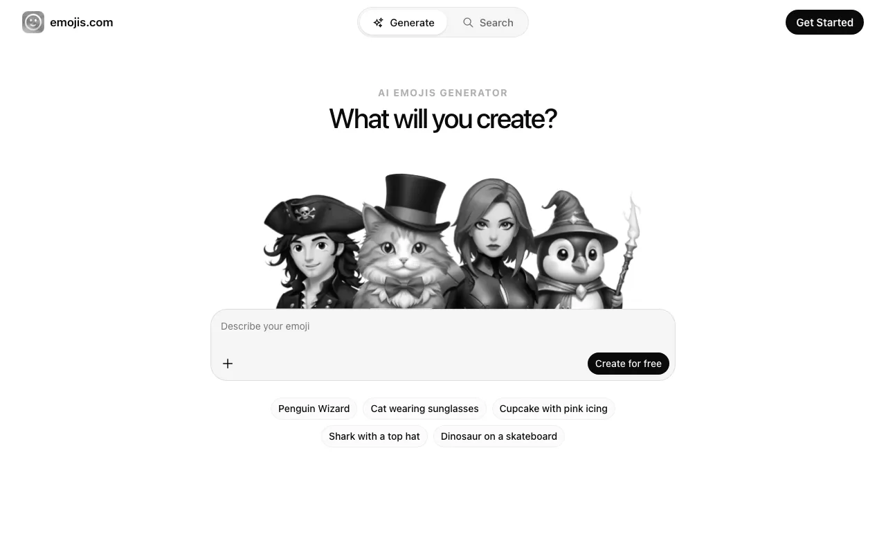 Anteprima di AI Emoji Generator