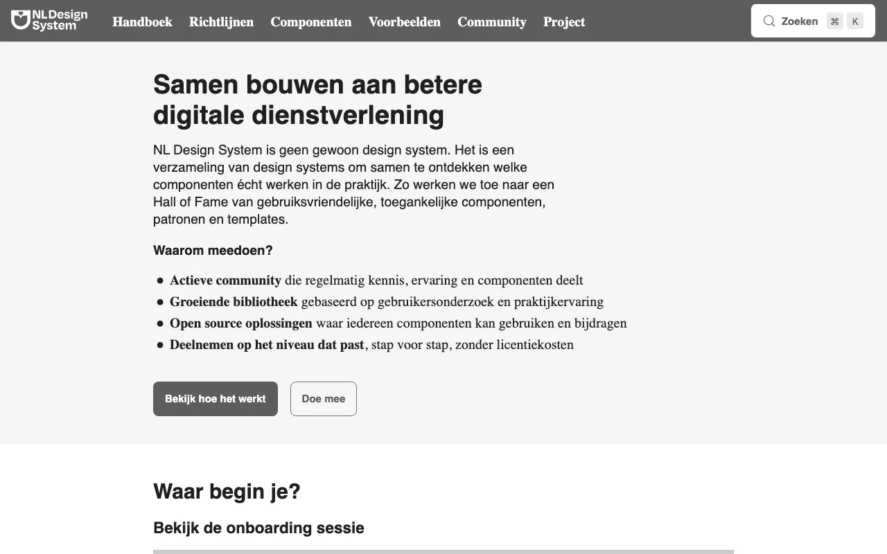 Anteprima di Olanda, Design System