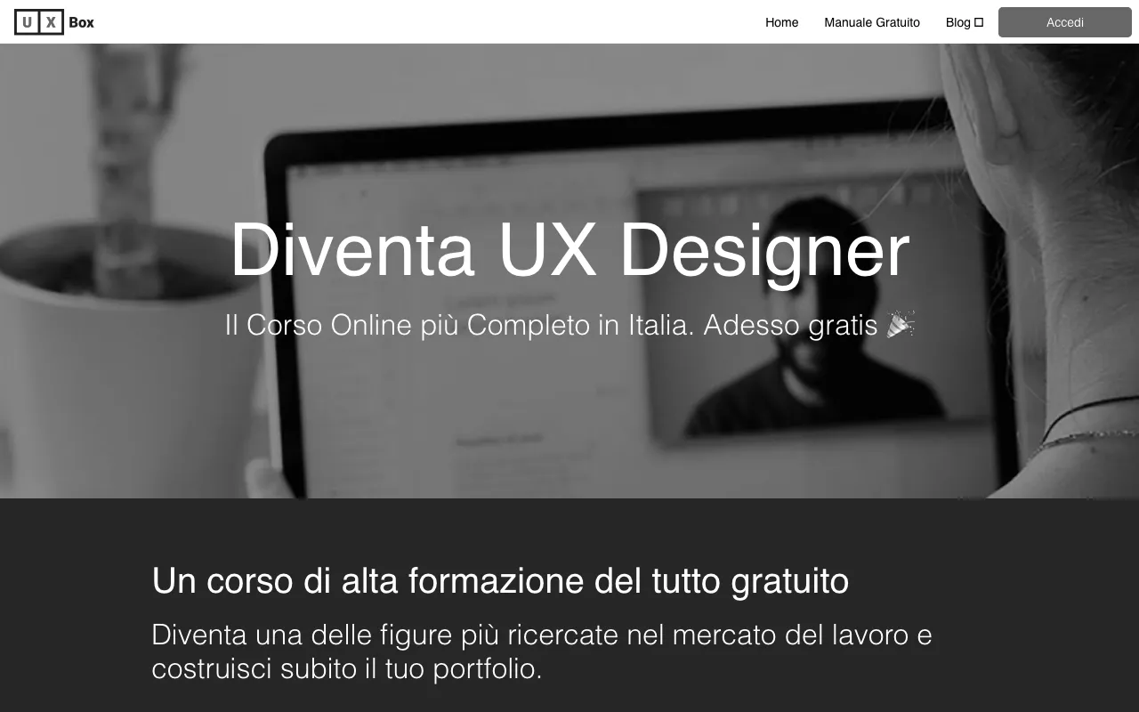 Anteprima di UX Box, corso sulla UX
