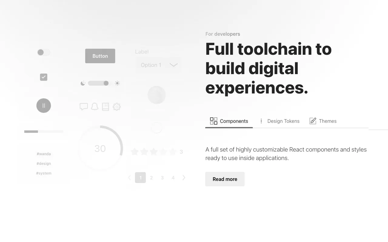 Anteprima di Wanda Design System
