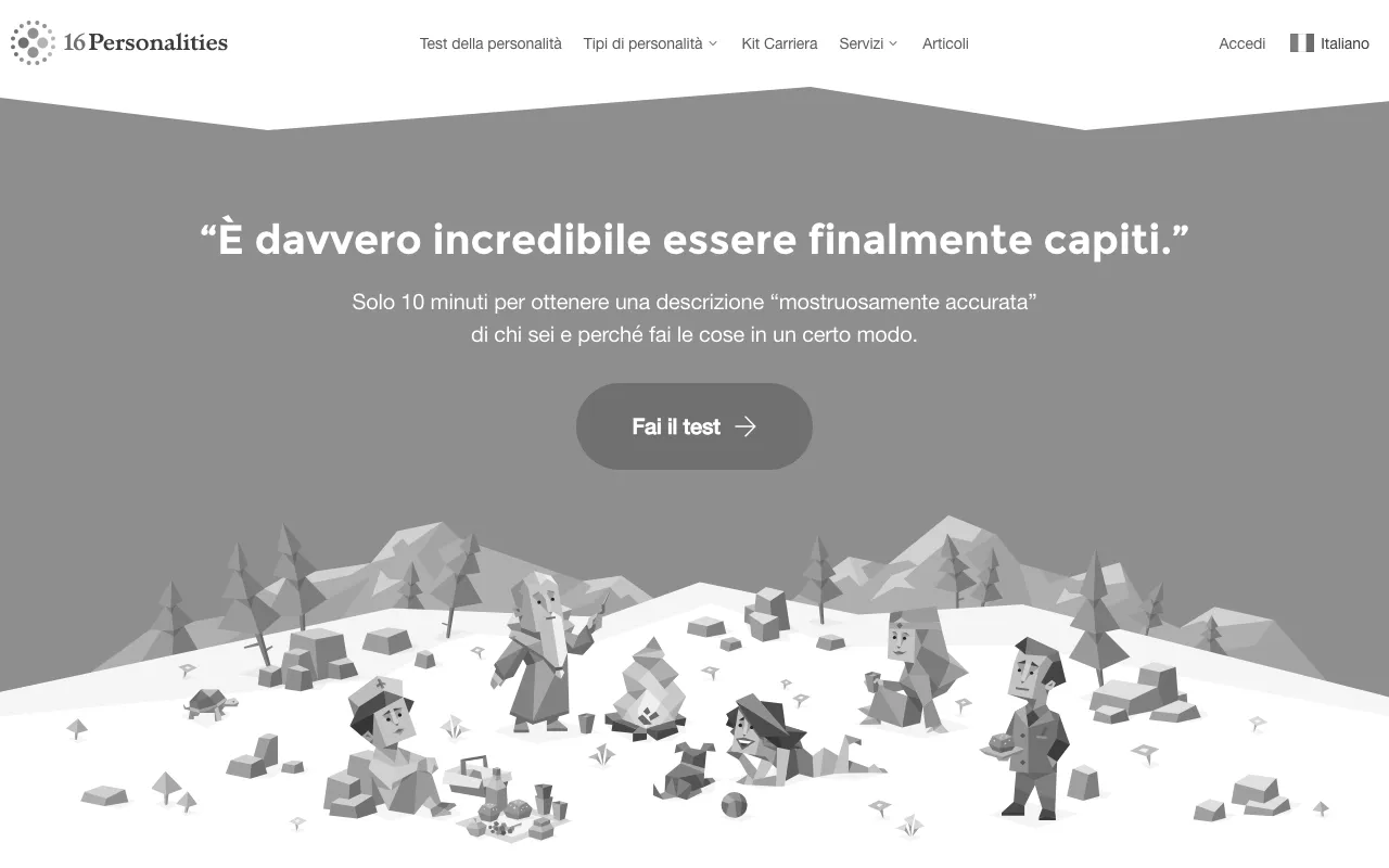 Anteprima di 16 Personalities