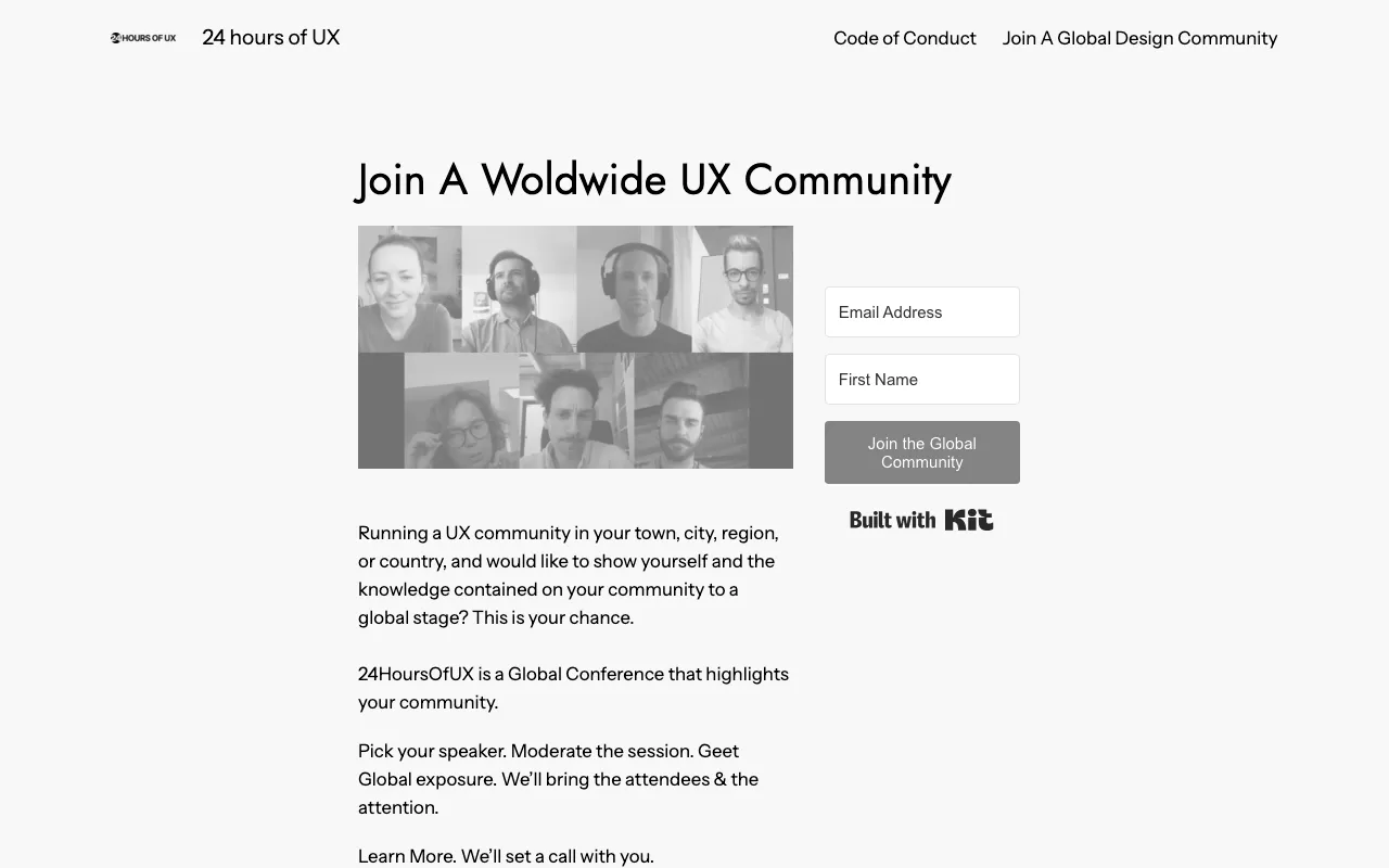 Anteprima di 24 Hours of UX, evento online internazionale
