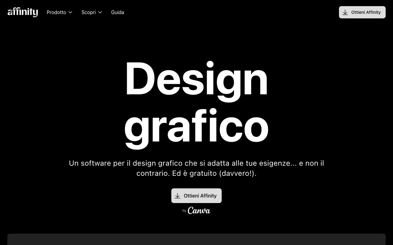Anteprima di Affinity designer, alternativa a PS e AI