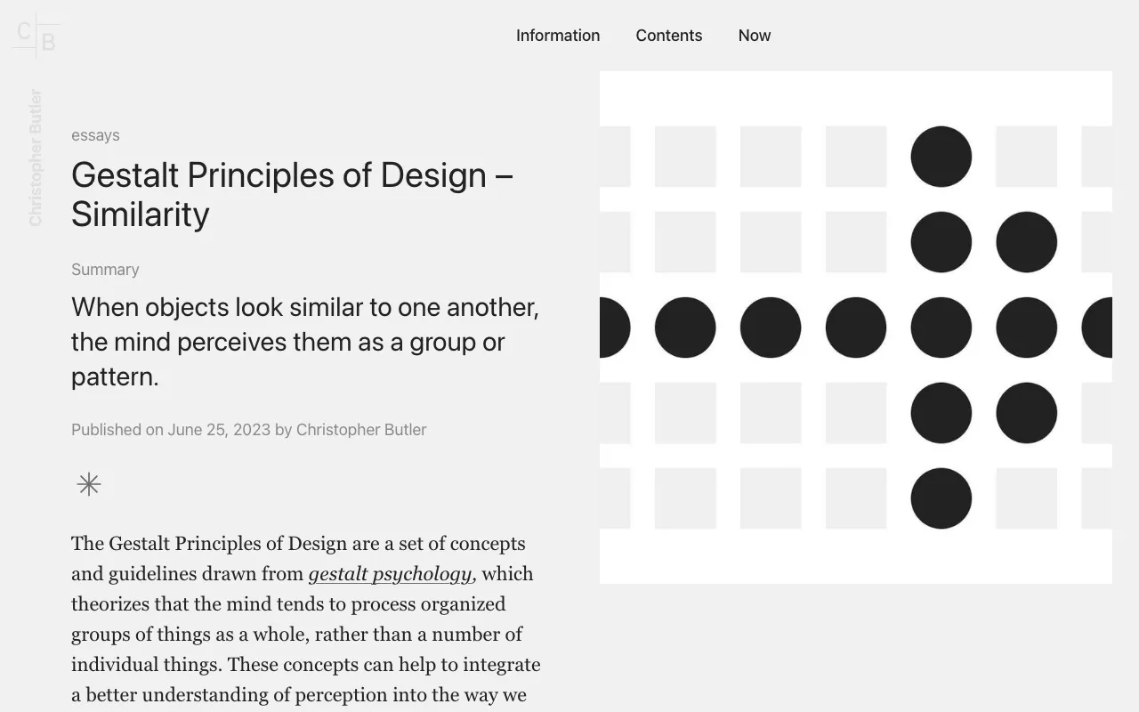 Anteprima di Gestalt Principles of Design - Similarity