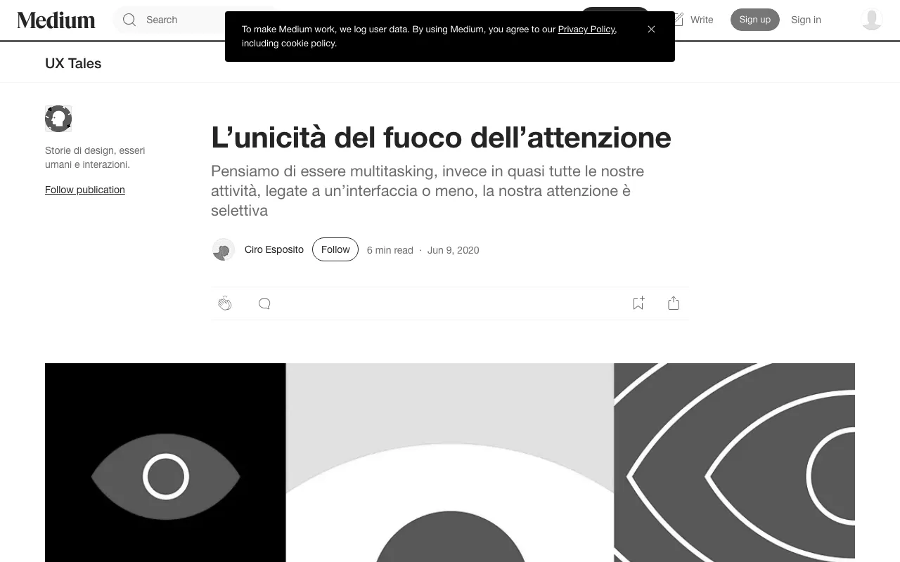 Anteprima di L'unicità del fuoco dell'attenzione