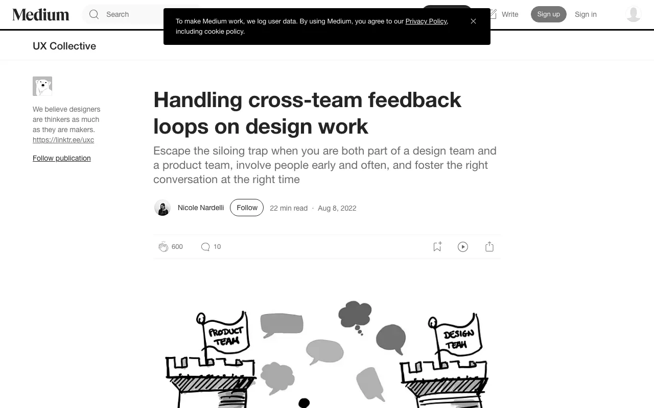 Anteprima di Articolo che parla di come gestire feedback tra più team