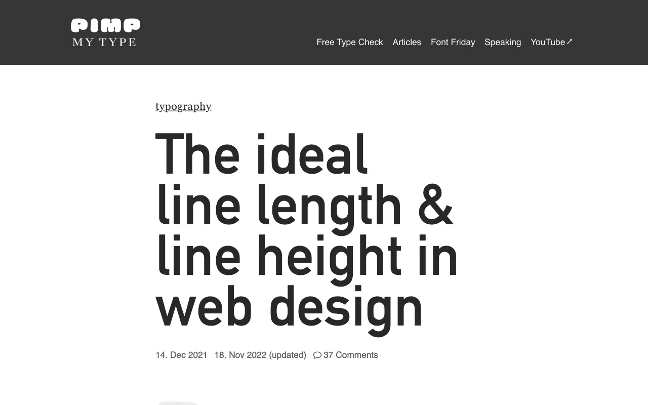 Anteprima di Articolo che parla di copy e lunghezza delle righe di testo