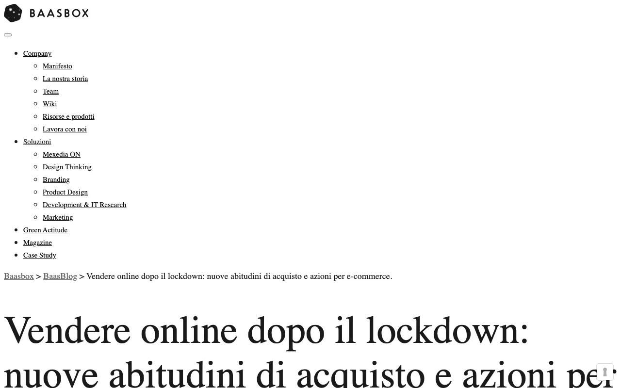 Anteprima di Articolo che parla di e-commerce