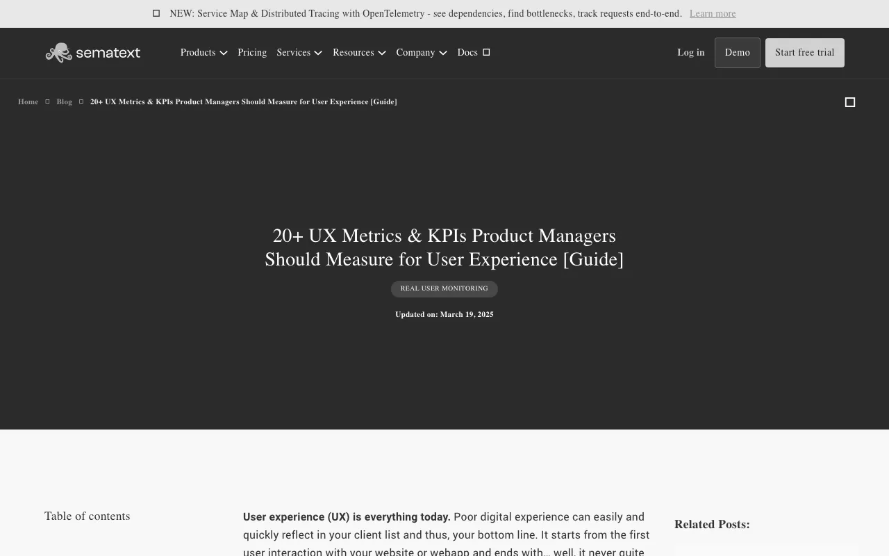 Anteprima di Articolo che parla di metriche di UX