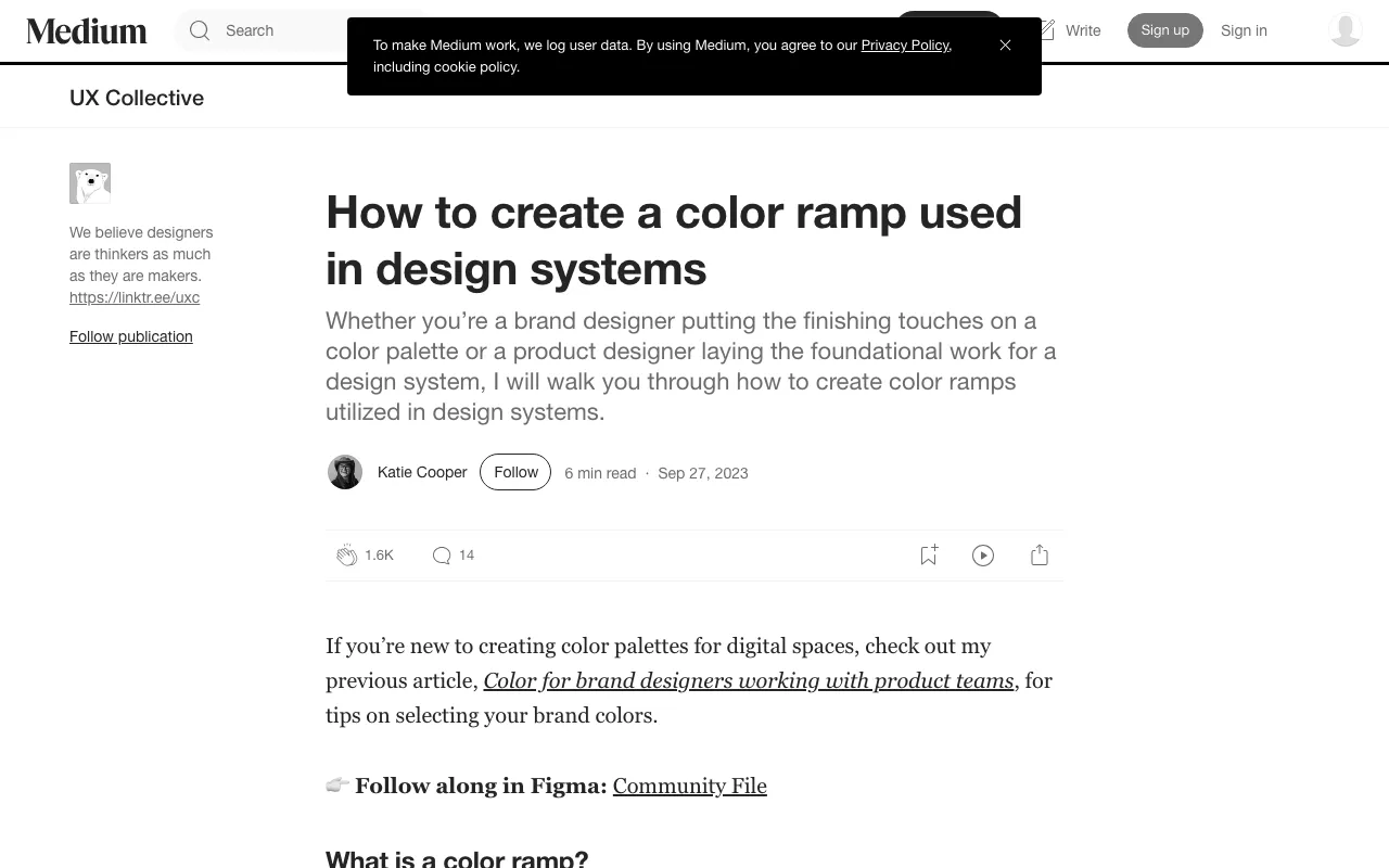 Anteprima di Come creare una color ramp per design system