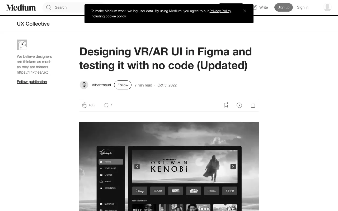 Anteprima di Progettare XR in Figma