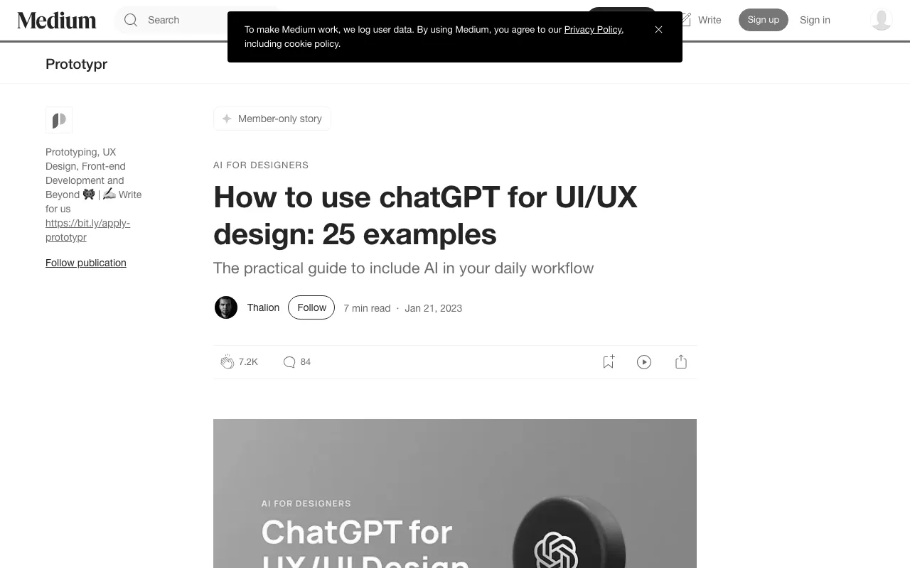 Anteprima di Articolo che parla di progettazione e ChatGPT