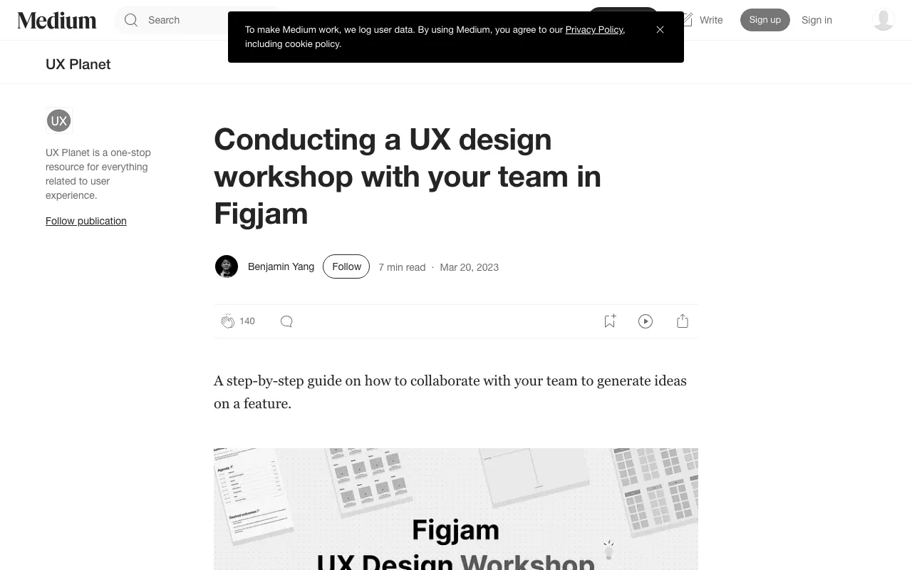 Anteprima di Workshop UX in FigJam