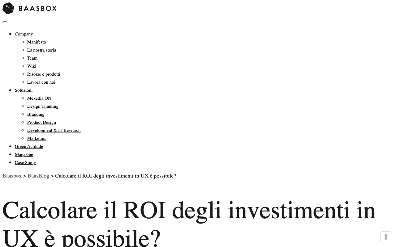 Anteprima di Calcolare il ROI degli investimenti in UX