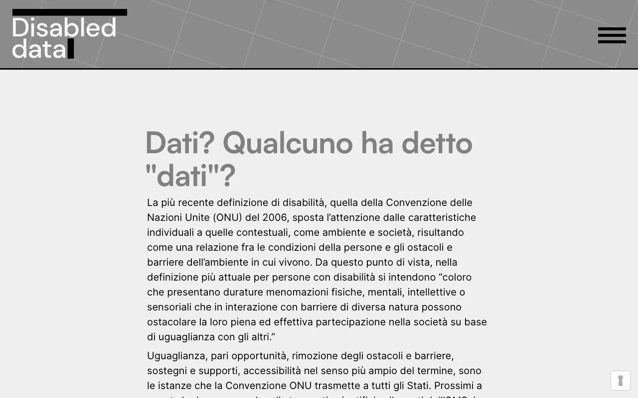Anteprima di Articolo che parla di statistiche e disabilità