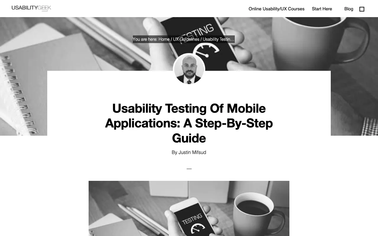 Anteprima di Usability testing per applicazioni mobile