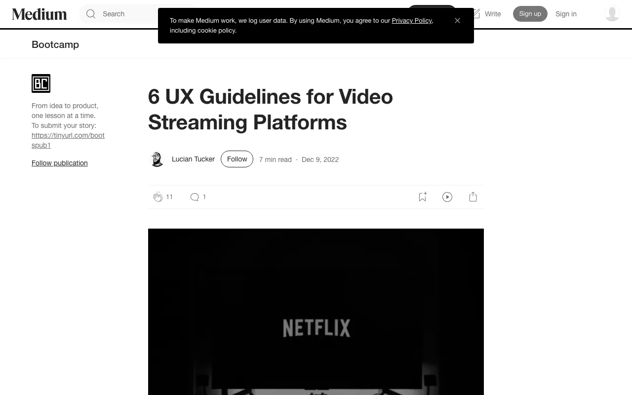 Anteprima di Articolo che parla di video streaming design