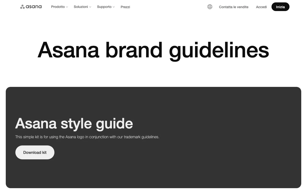Anteprima di Asana Brand Guidelines