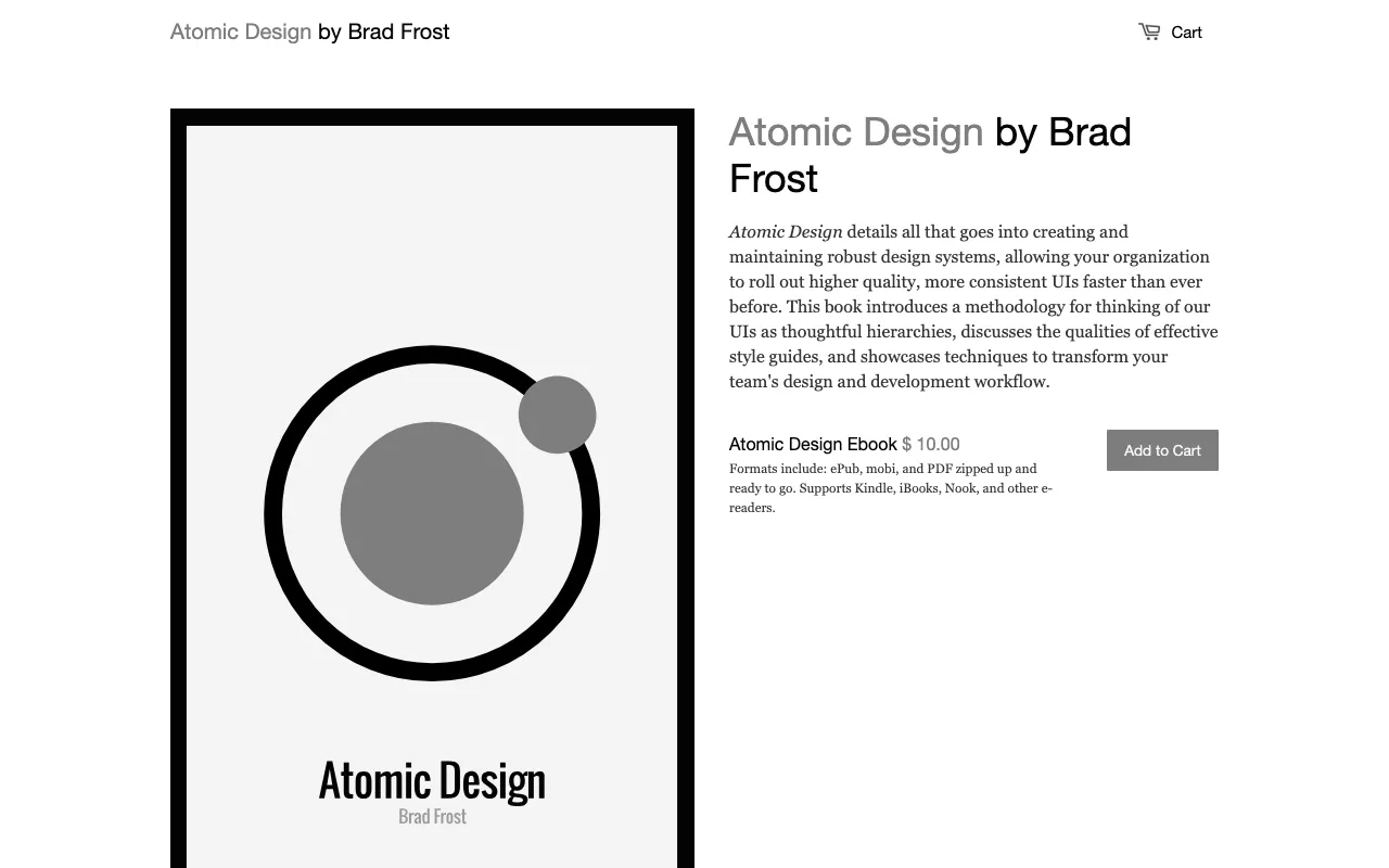 Anteprima di Atomic Design, libro sul design