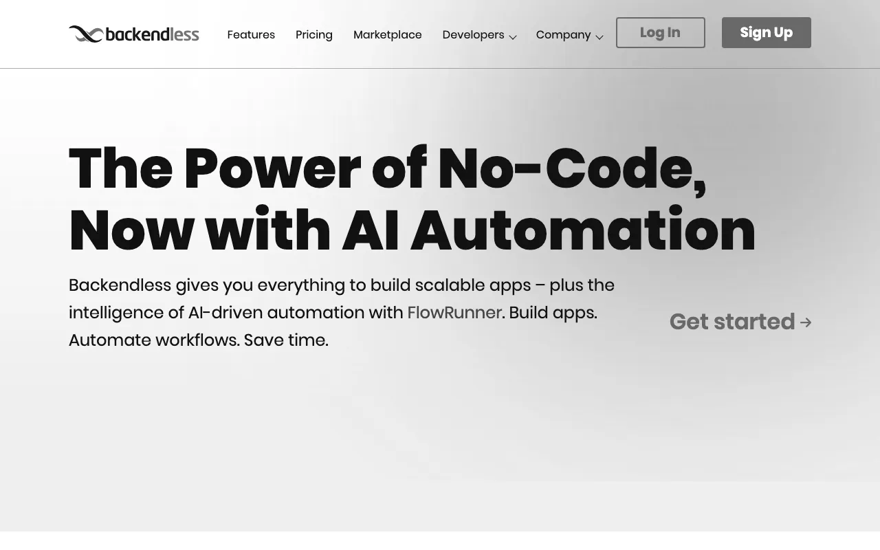 Anteprima di Backendless, tool per il backend nocode per App