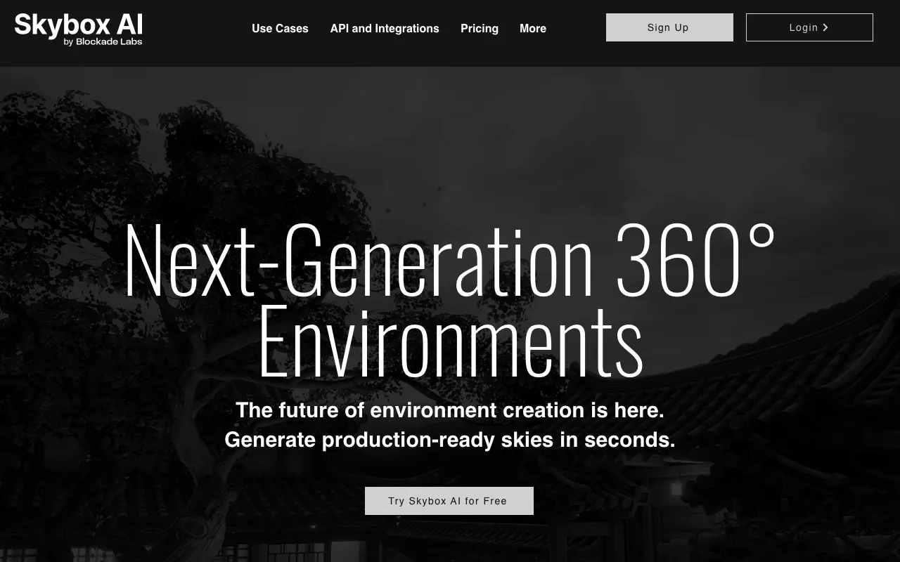 Anteprima di Blockade Labs, tool per creare Skybox tramite AI