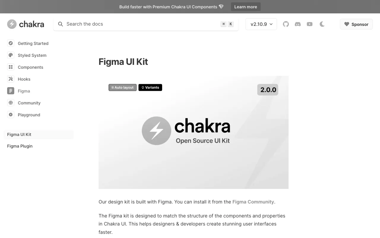 Anteprima di Chakra UI, UI Kit open source