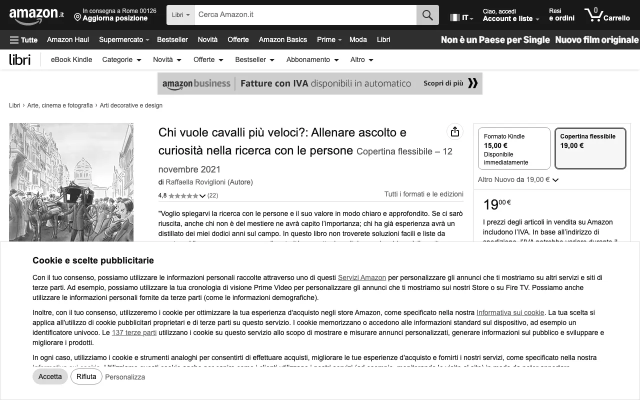 Anteprima di Chi vuole cavalli più veloci? Libro sulla ricerca