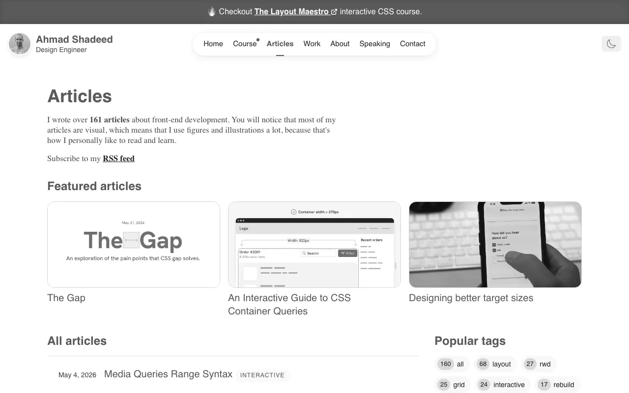 Anteprima di CodeAcademy Docs, documentazione UI/UX per designer e sviluppatori