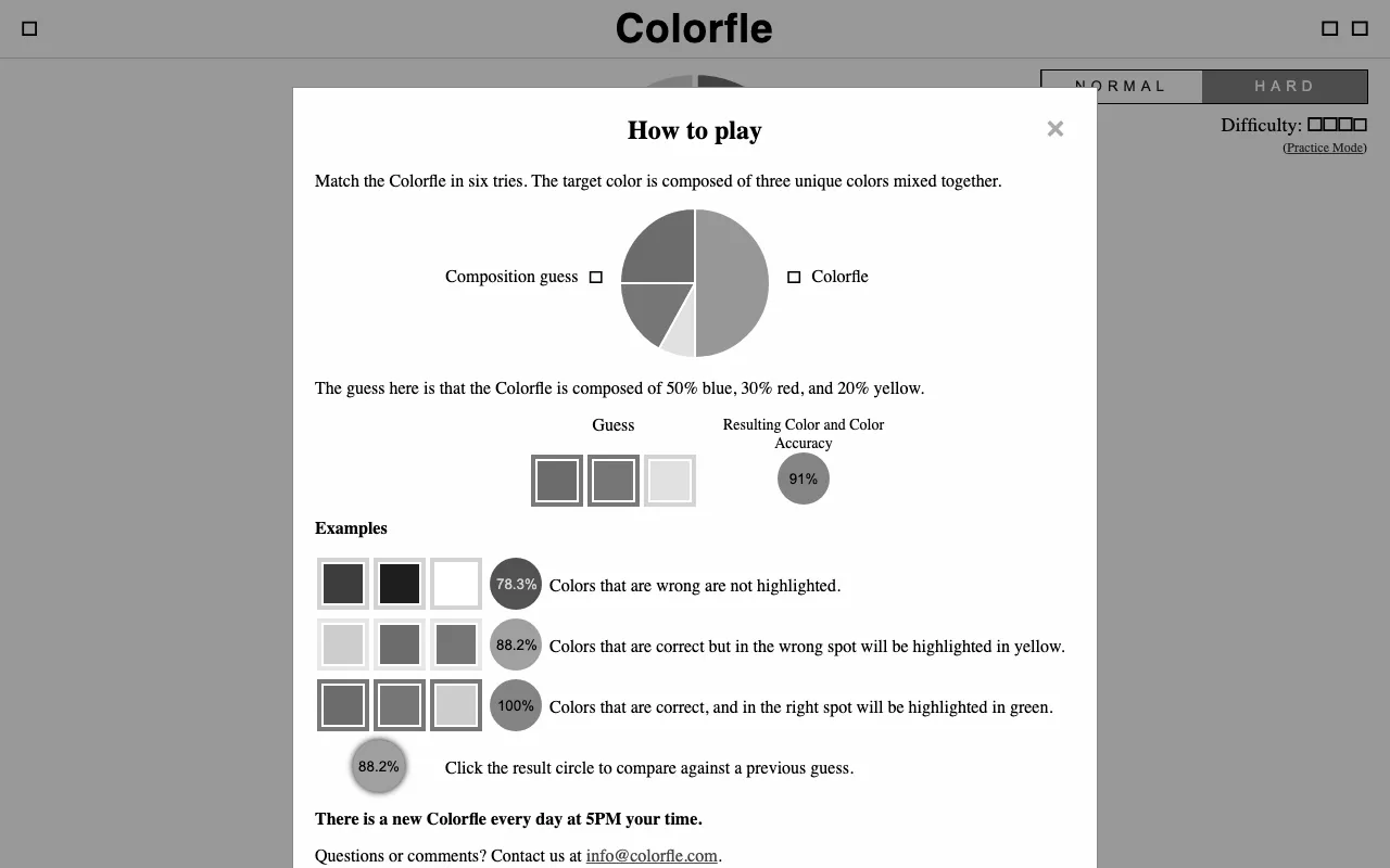 Anteprima di Colorfle, gioco per designer