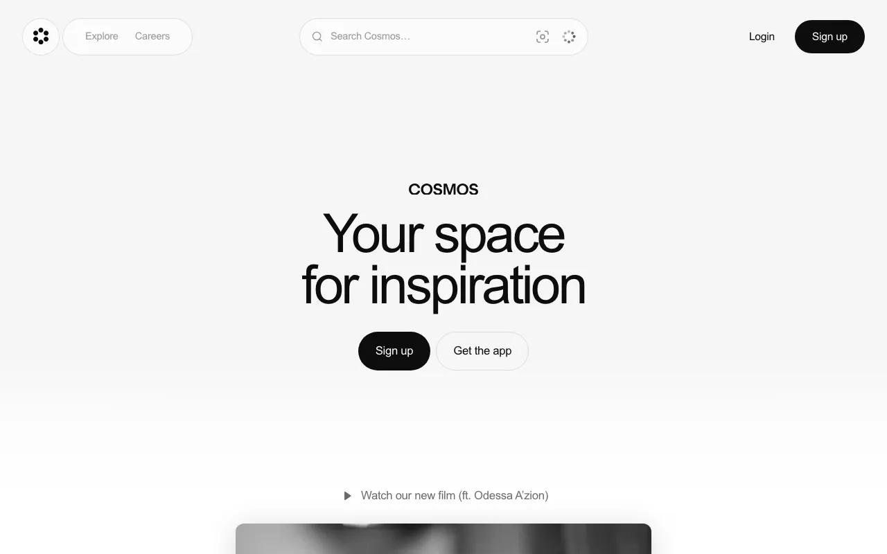 Anteprima di Cosmos, tool per gestione di bookmark