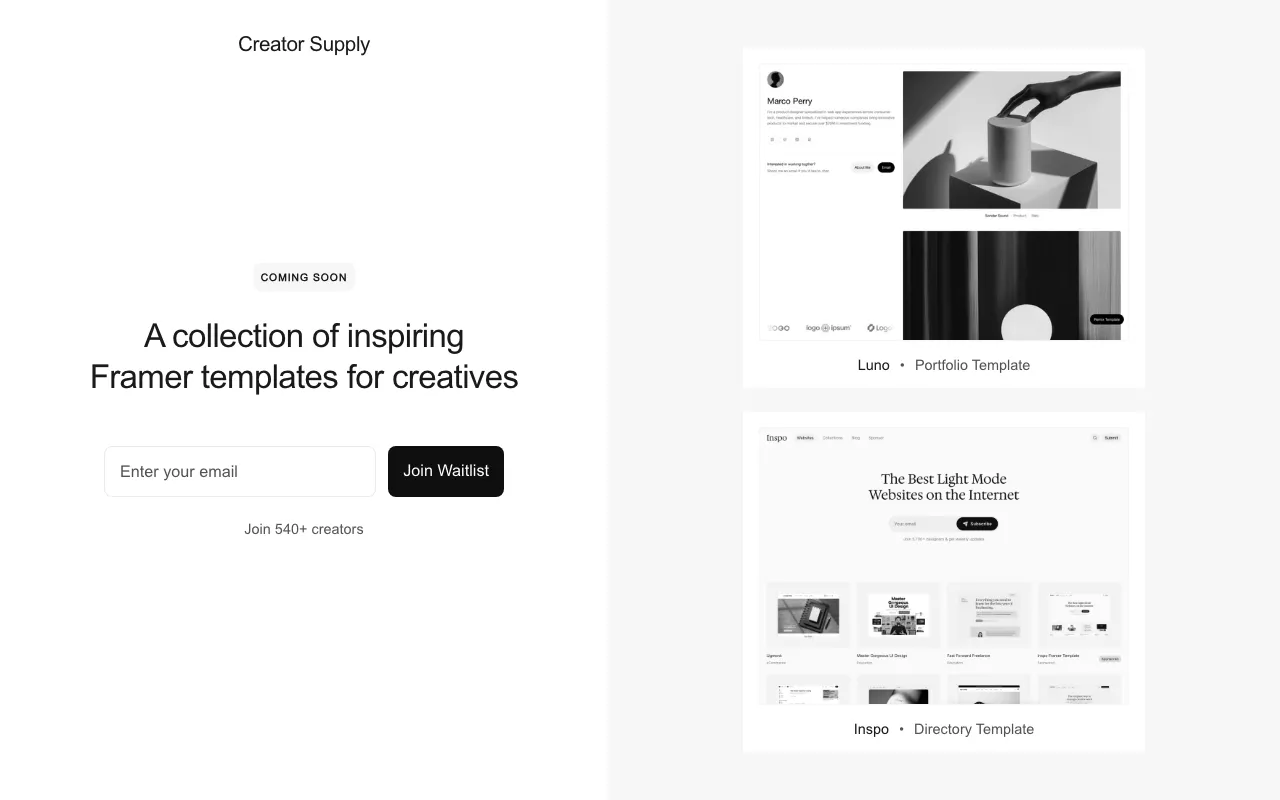 Anteprima di Creator Supply, raccolta di tool per creatori digitali