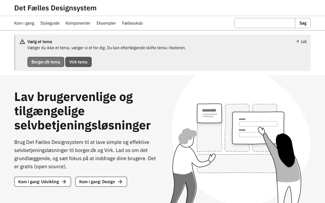 Anteprima di Danimarca, Design System