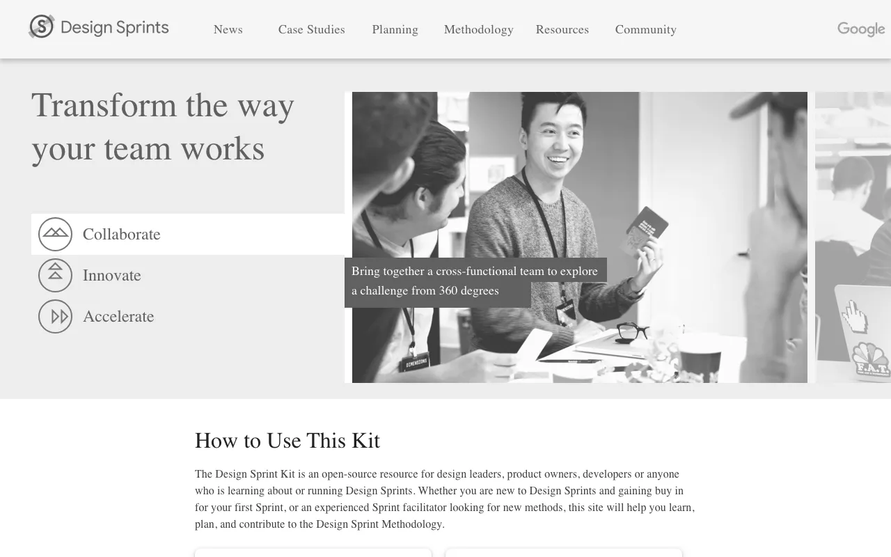 Anteprima di Design Sprint Kit, risorse per designer