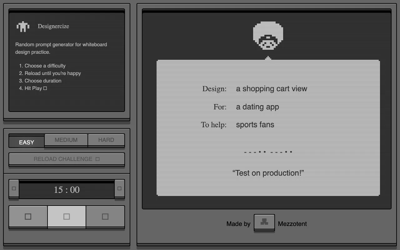 Anteprima di Designercize, challenge per designer