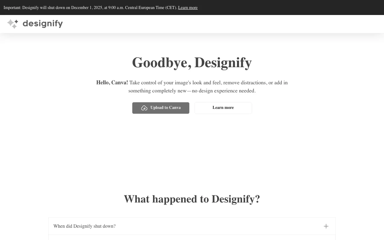 Anteprima di Designify