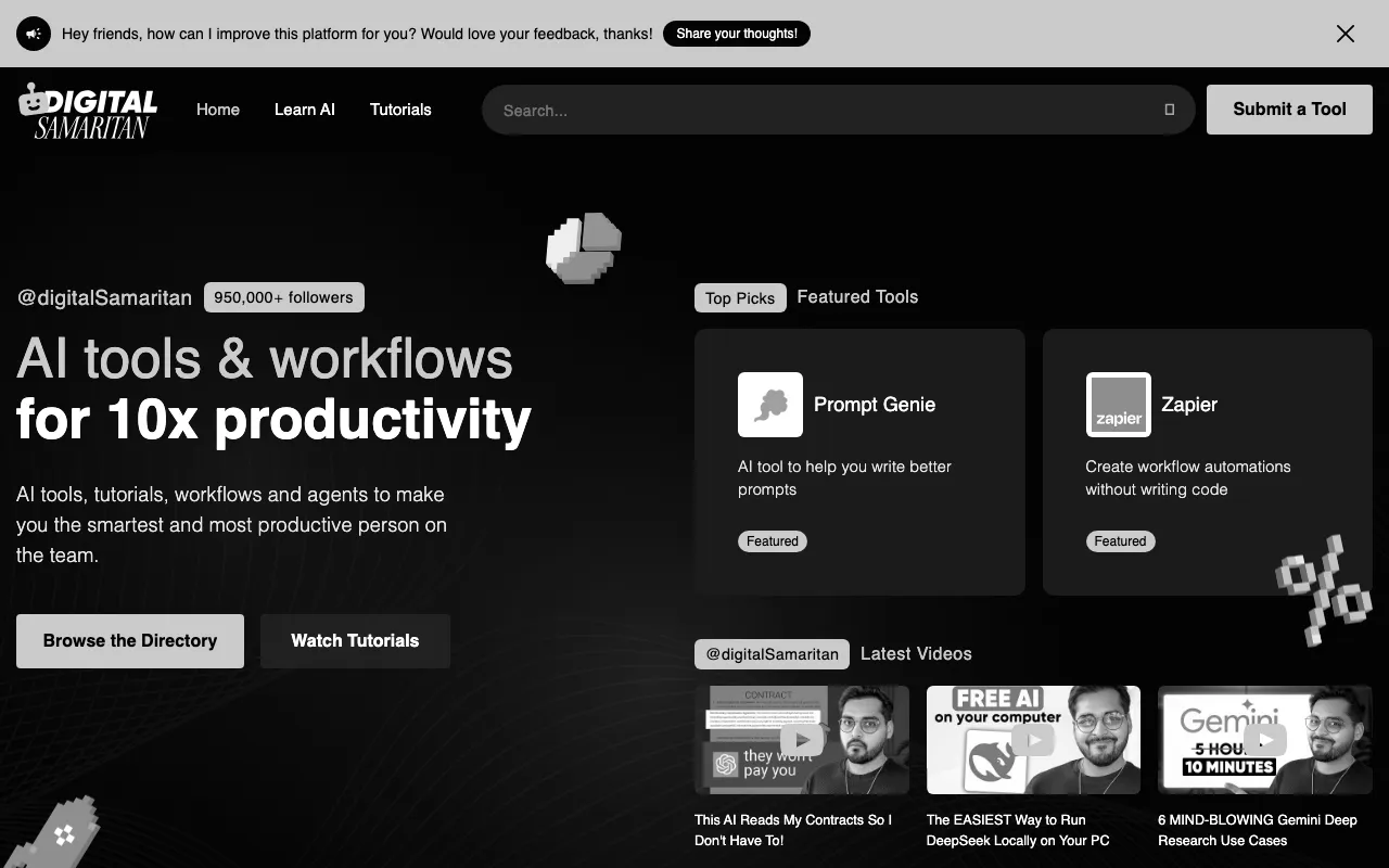 Anteprima di Digital Samaritan, raccolta di tool