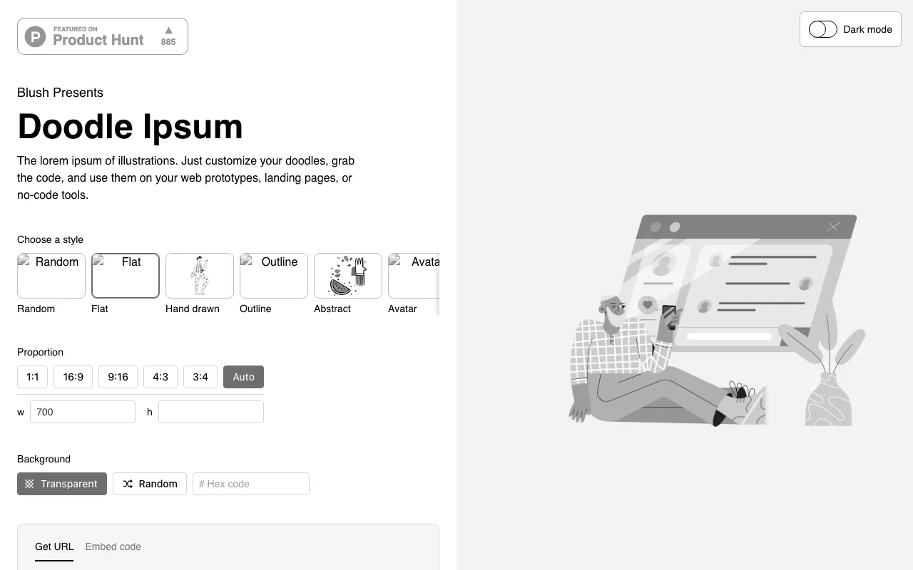 Anteprima di Doodle Ipsum