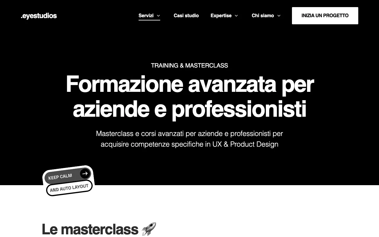 Anteprima di Eye Studios, corsi sul design