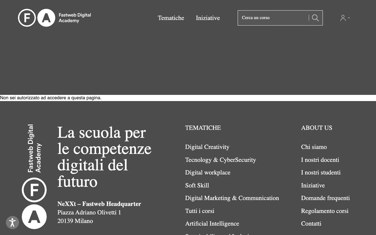 Anteprima di Fastweb Digital Academy, corsi sulla UX