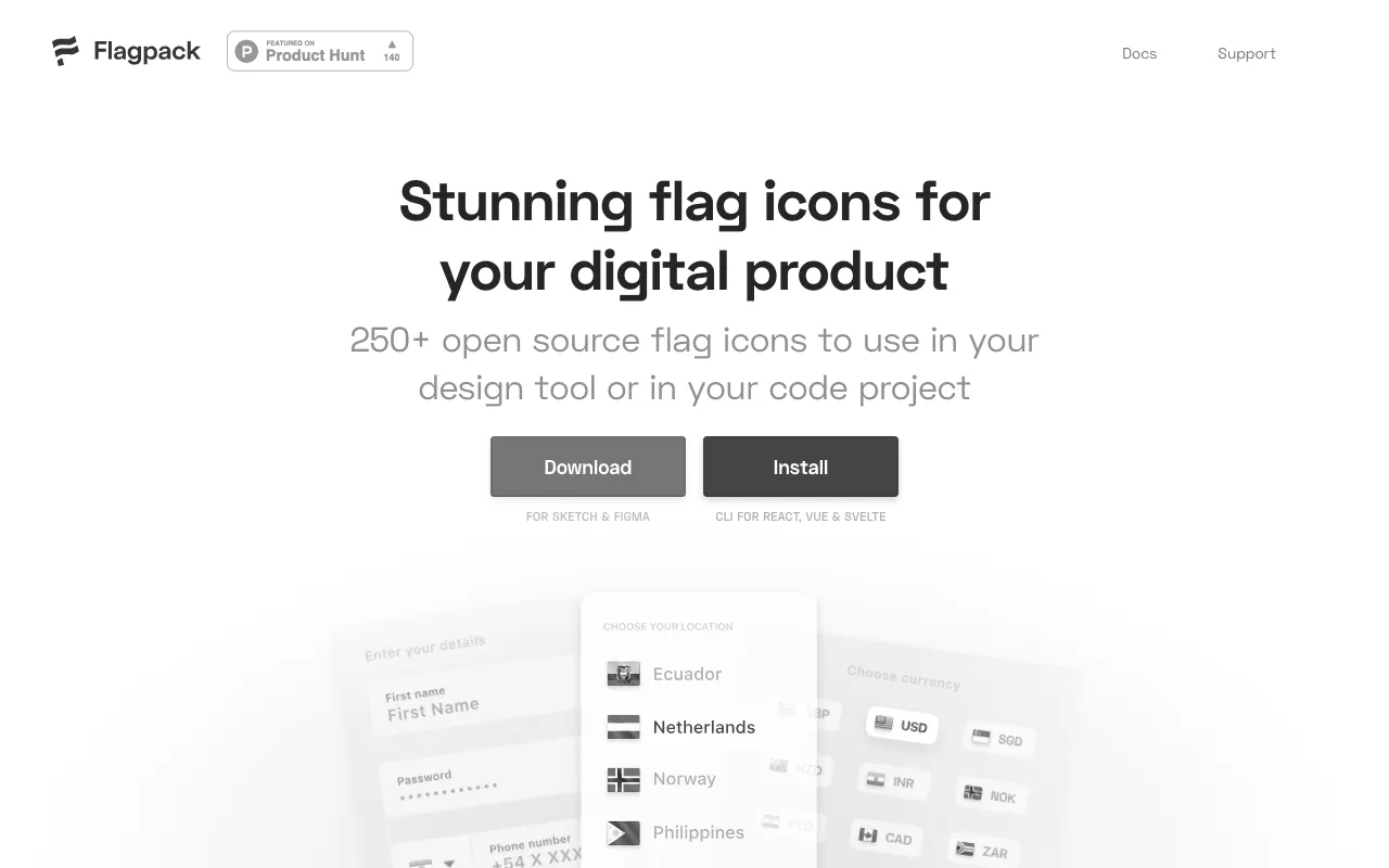 Anteprima di Flagpack
