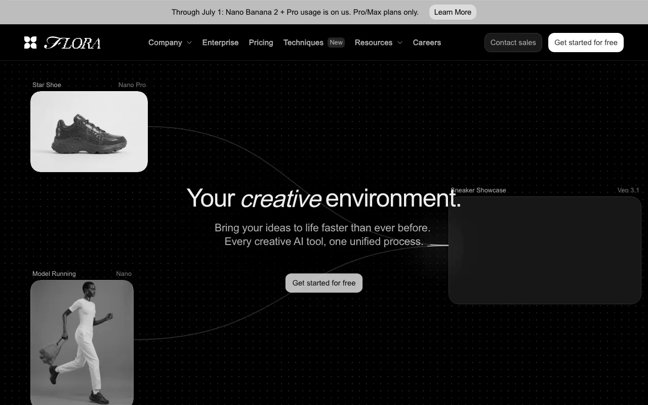 Anteprima di Flora Fauna, tool AI per immagini e video