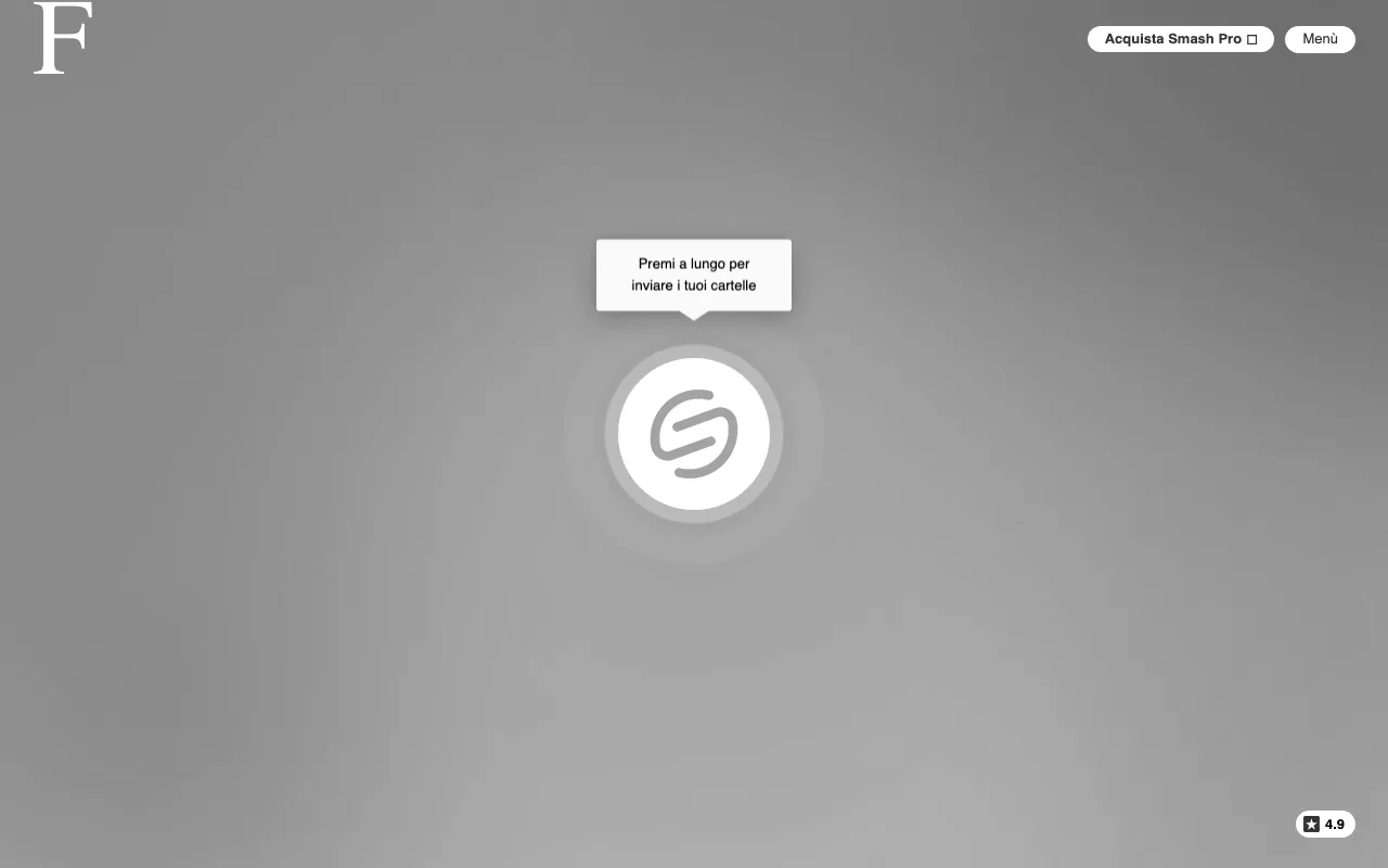 Anteprima di From Smash, invia file online di qualsiasi dimensione