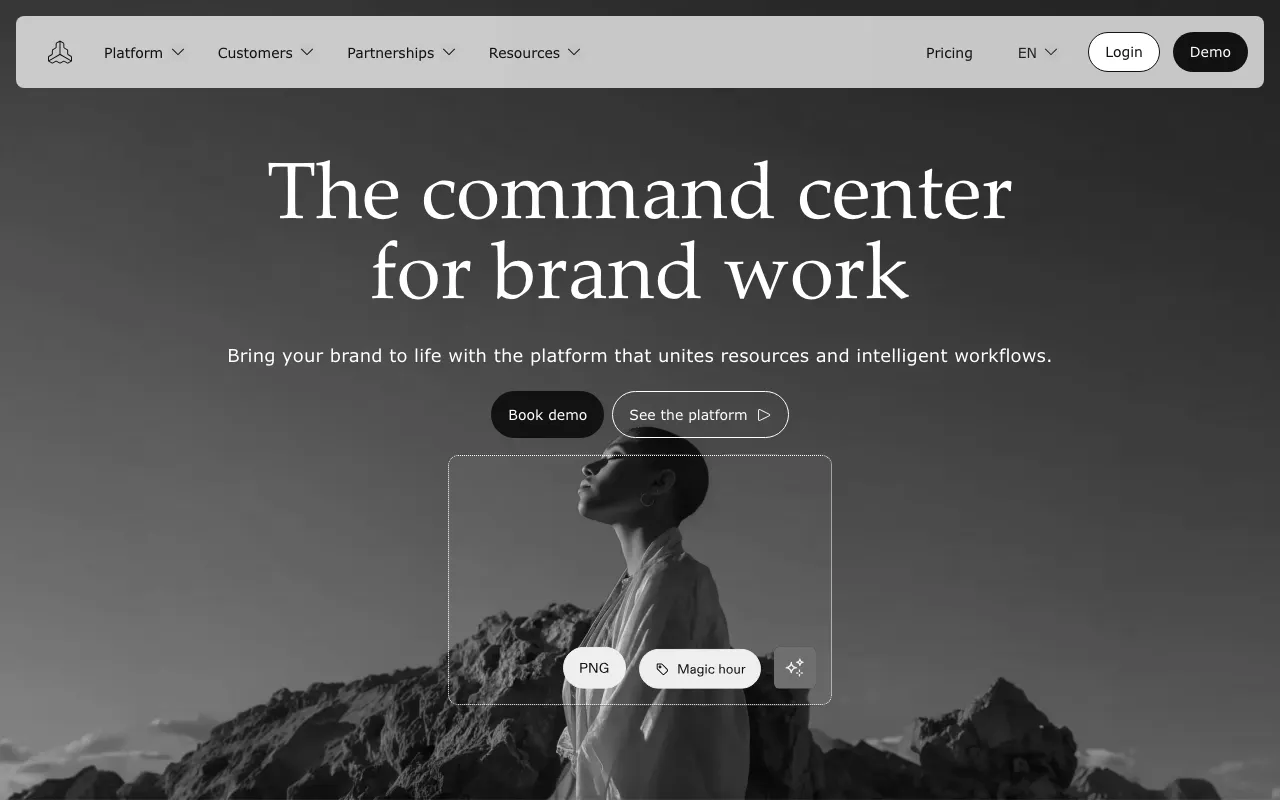 Anteprima di Frontify, tool per brand guidelines
