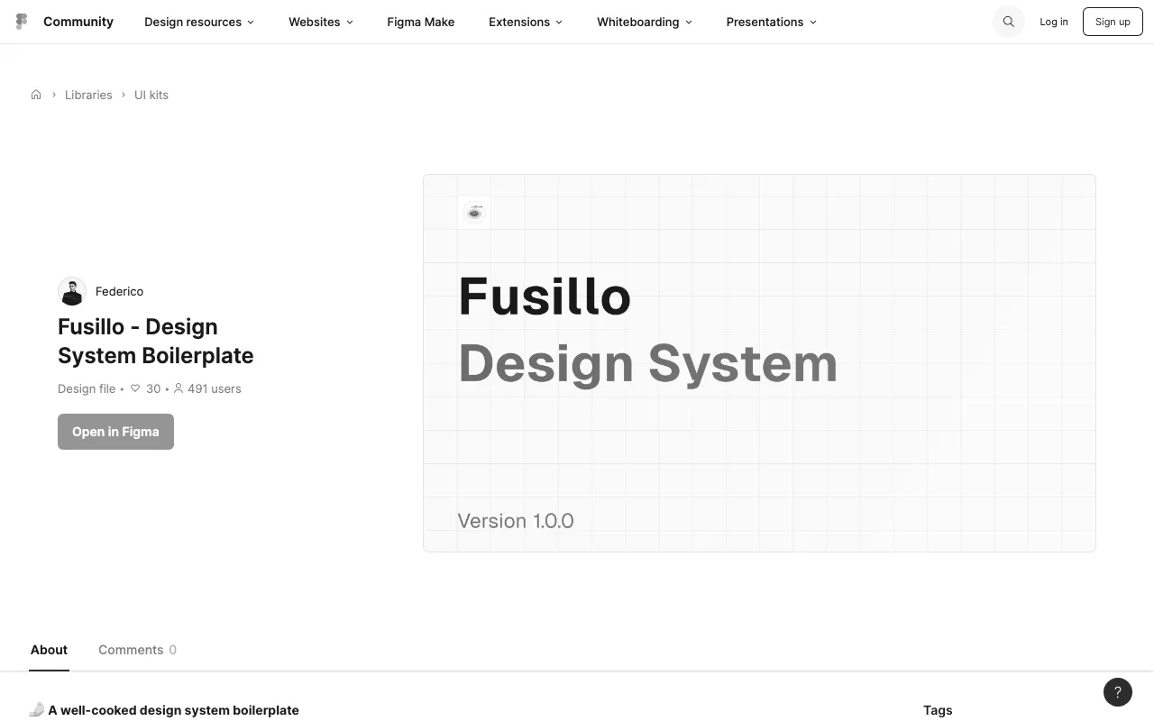 Anteprima di Fusillo Design System