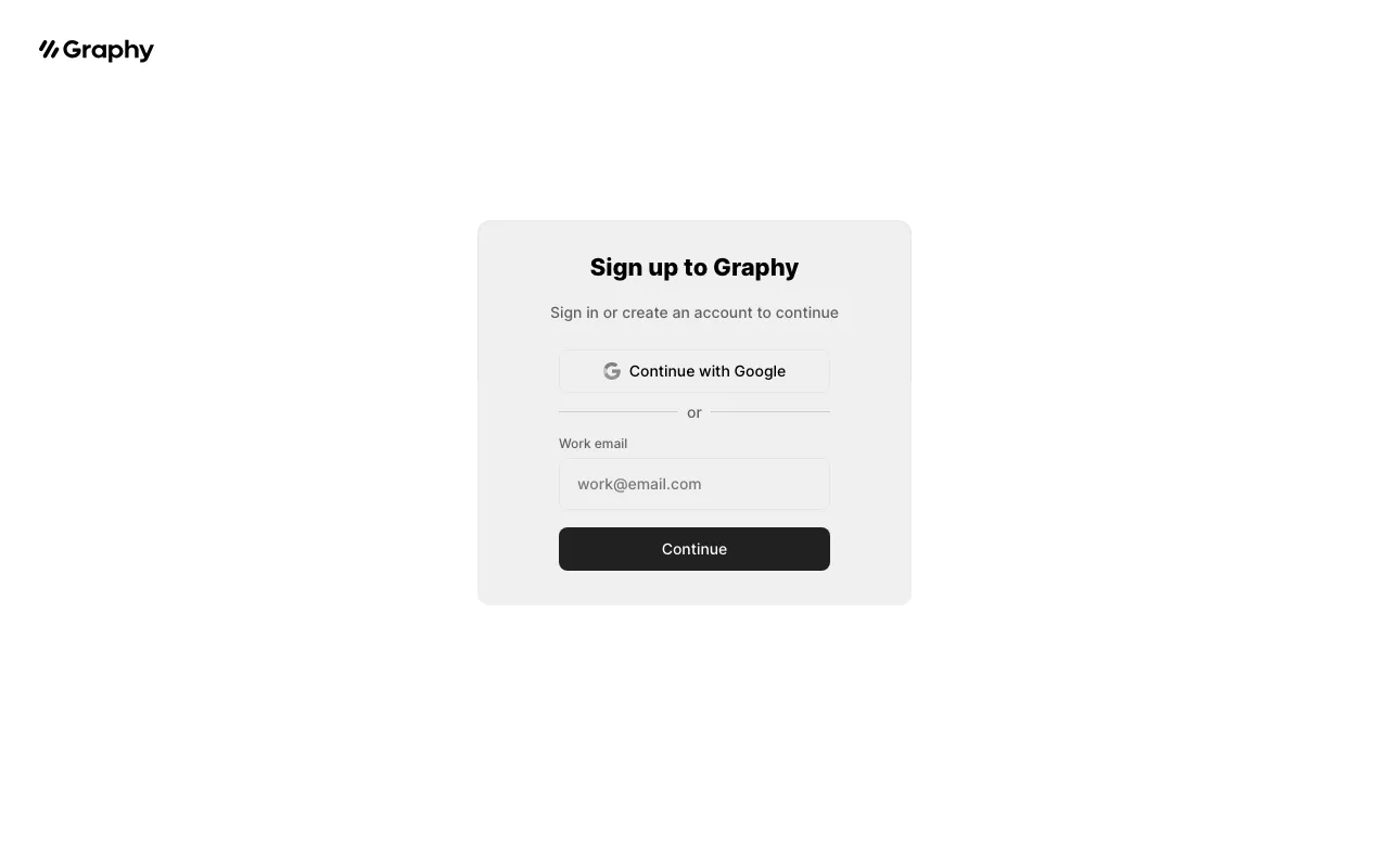 Anteprima di Graphy, tool per grafici