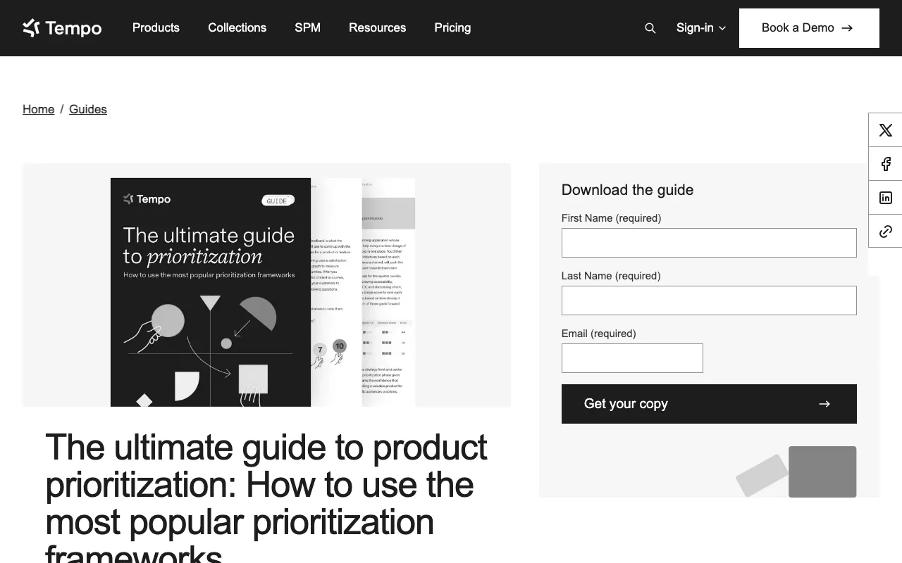Anteprima di Product Prioritization Ebook