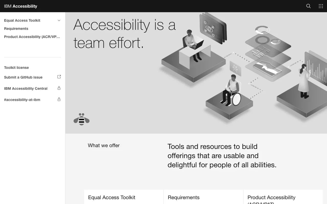 Anteprima di IBM Accessibility Toolkit
