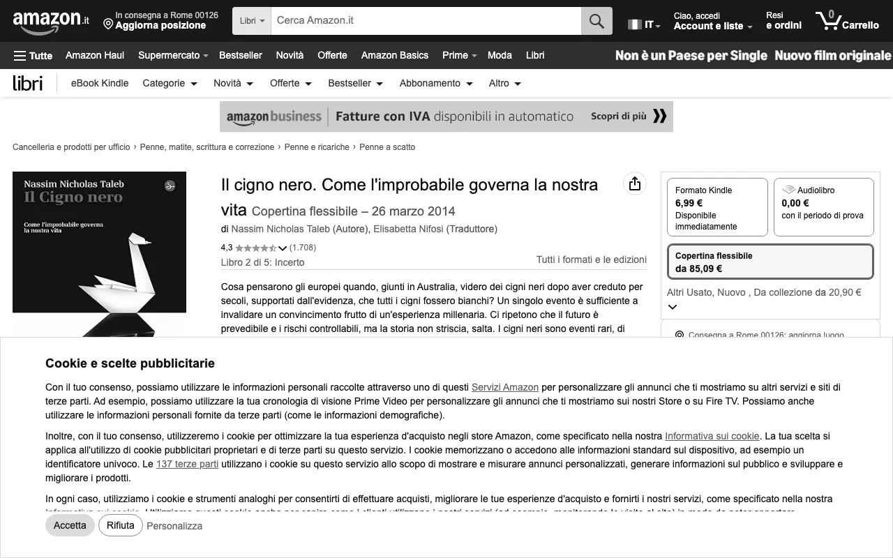 Anteprima di Il cigno nero