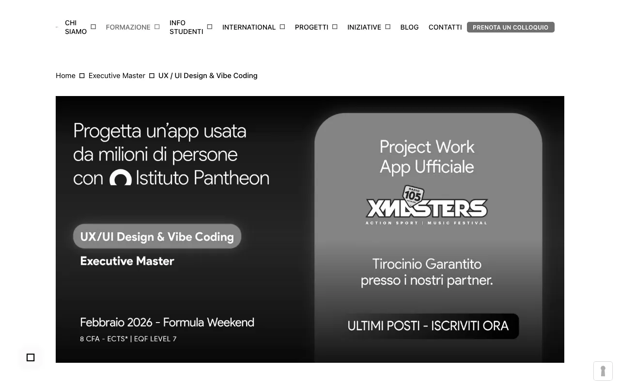 Anteprima di Instituto Pantheon, corso sulla UX
