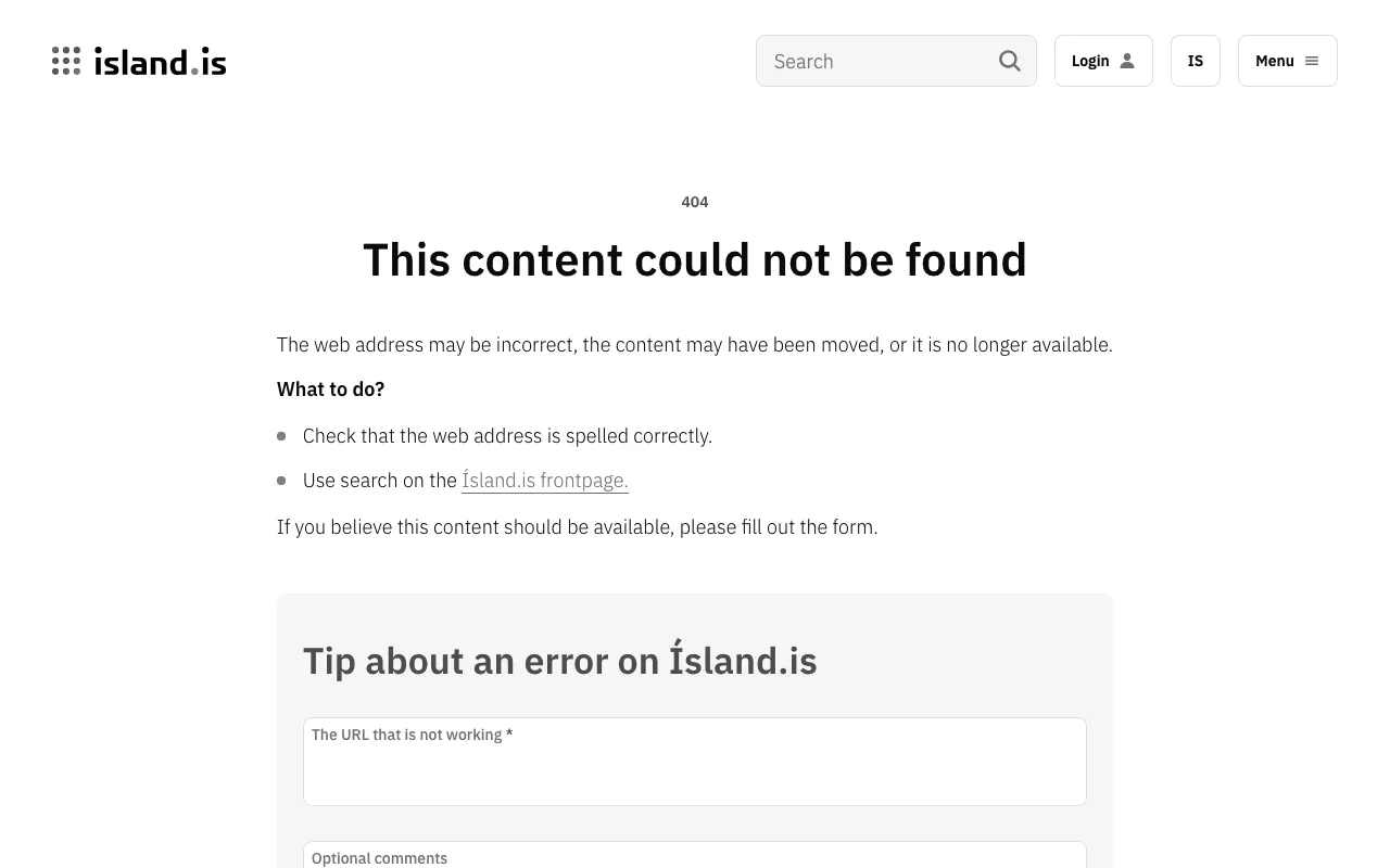 Anteprima di Island.is Design System
